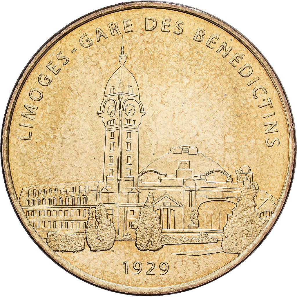 Francia, zeton, Limoges, gare des Bénédictins, 2007, Aluminio y cuproníquel
