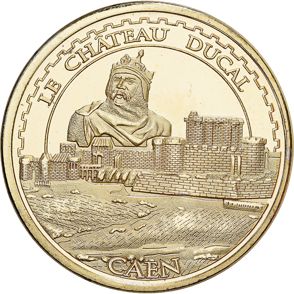 France, Jeton, Caen - Château ducal, Cupro-nickel Aluminium, SUP