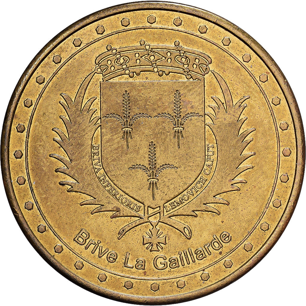 France, Jeton, Brive la Gaillarde - Blason et Office de tourisme, Cupro-nickel