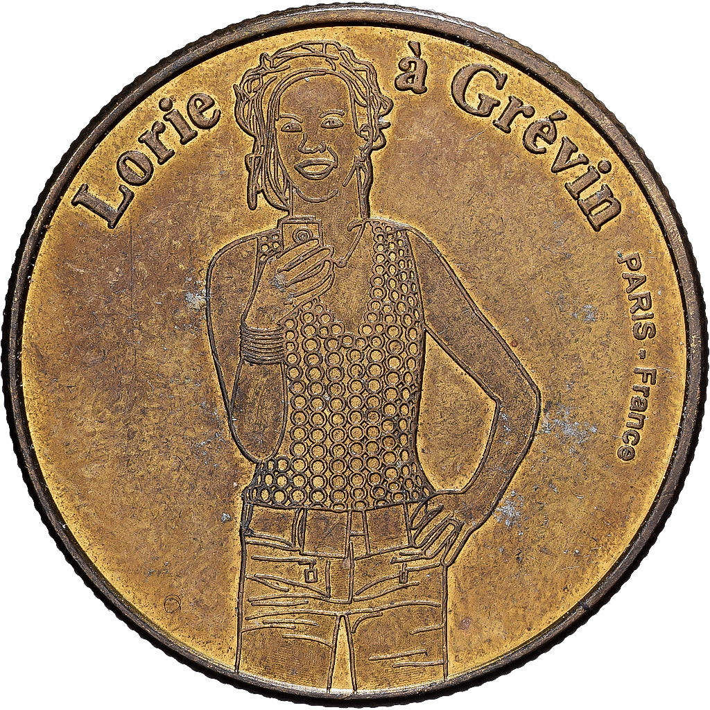 Francja, Token, Paris - Musée Grévin - Lorie, Miedzionikiel Aluminium