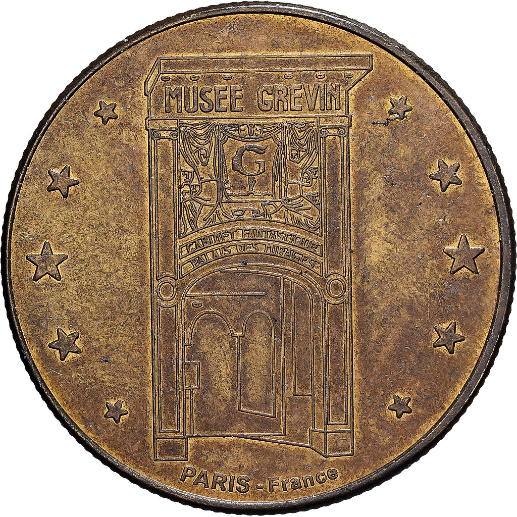 Francja, Token, Paris - Musée Grévin - Lorie, Miedzionikiel Aluminium