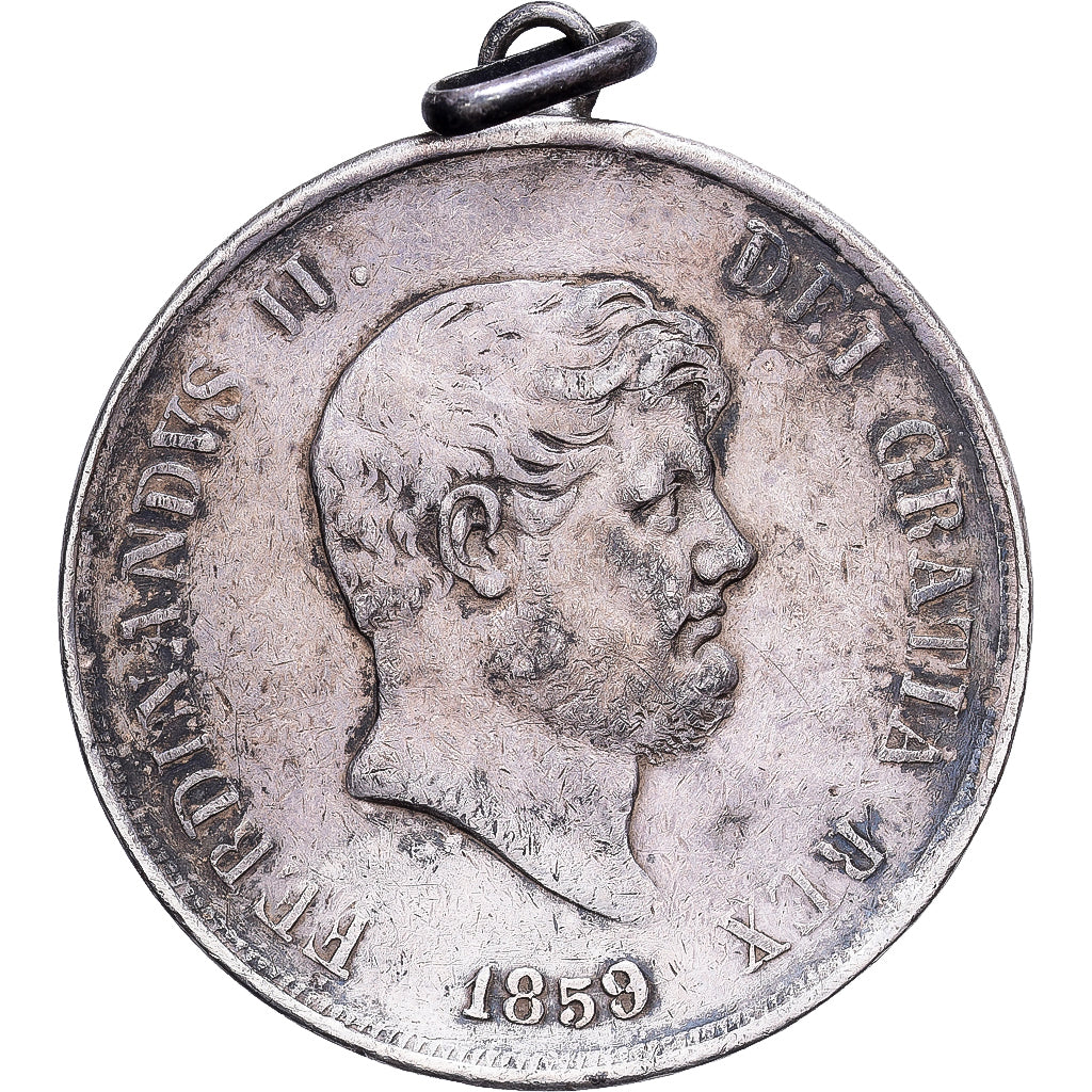 Kingdom of the Two Sicilies, NAPLES, Ferdinando II, 120 Grana, 1855, Naples