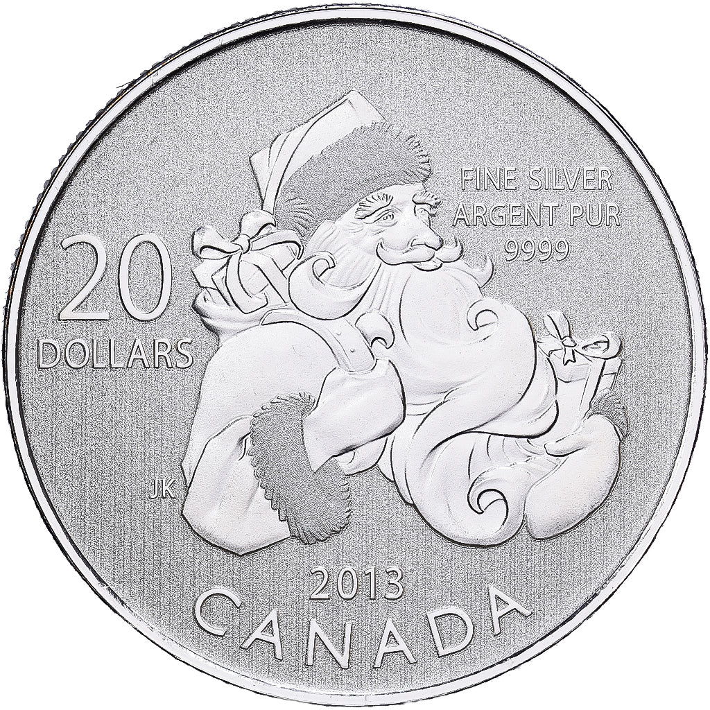 Kanada, Elizabeth II, 20 Dollars, Père Noël, 2013, Ottawa, PP, Silber, STGL