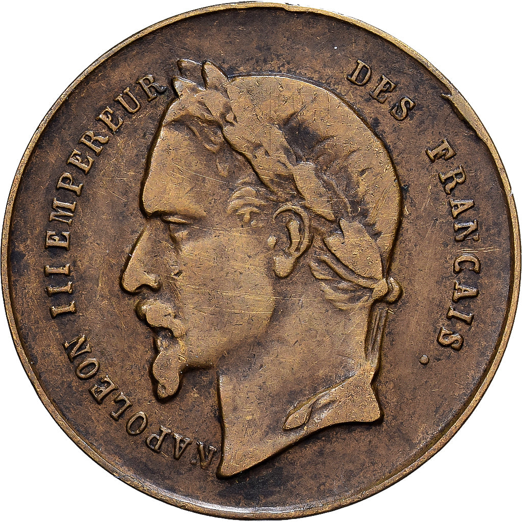 Frankreich, betaalpenning, Napoléon Ier, Napoléon III, Empereurs, Messing, SS