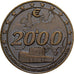 France, Token, Strasbourg, Passage à l'An 2000, 2000, Bronze, AU(55-58)