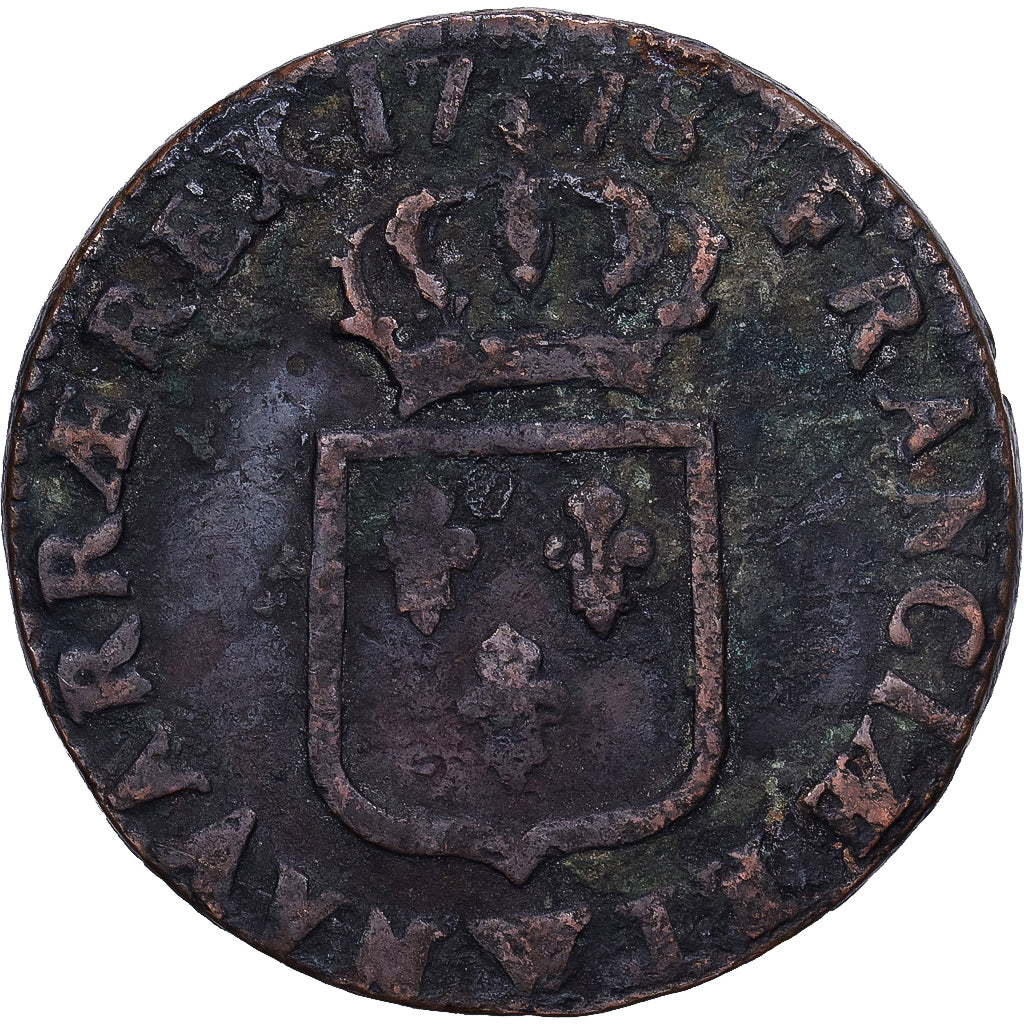Frankrijk, Louis XVI, Sol à l'Ecu, 1778, Lille, Koper, FR+, Gadoury:350