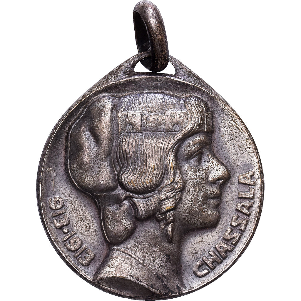 Germany, Medal, 1000 Ans de la Ville de Cassel, 1913, Silvered bronze, EF(40-45)