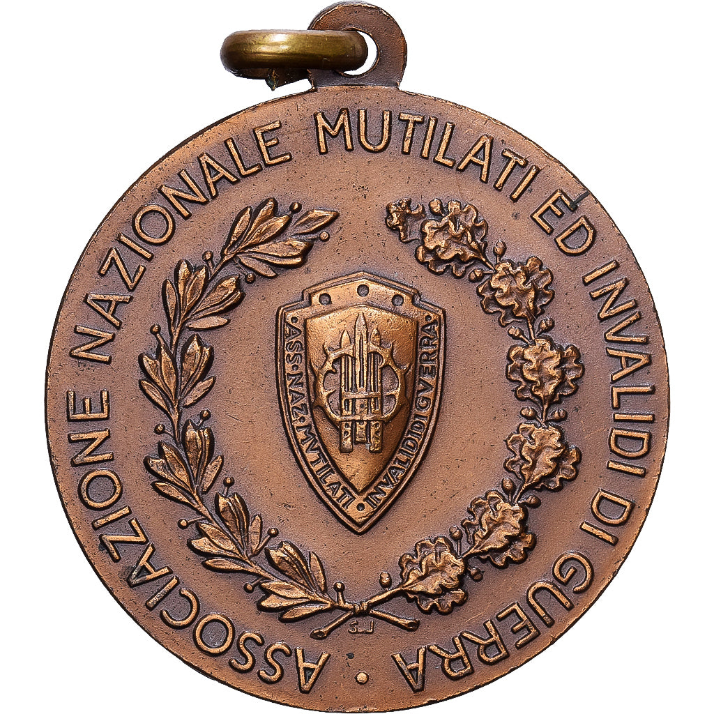 Italia, medaglia, 50ème Anniversaire de la Victoire, 1968, Bronzo, SPL