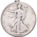 United States, Walking Liberty Half Dollar, 1945, Denver, Silver, VF(20-25)