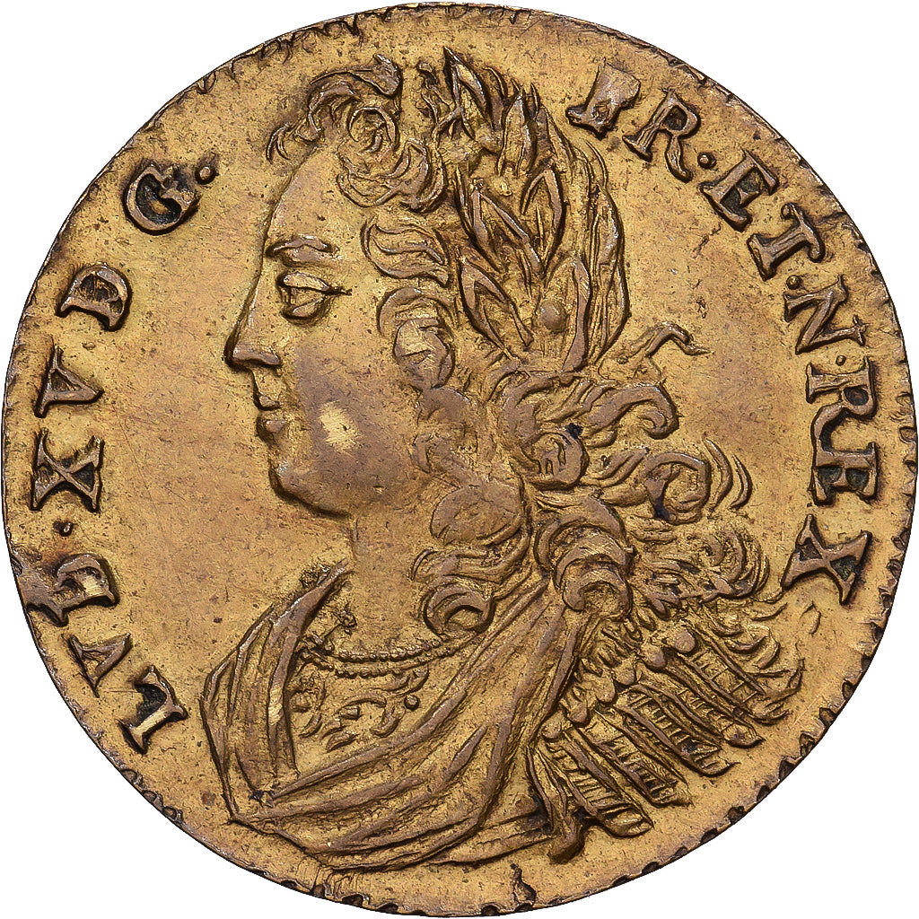 Germany, Token, Louis XV et Apollon, Nuremberg, Brass, AU(50-53)