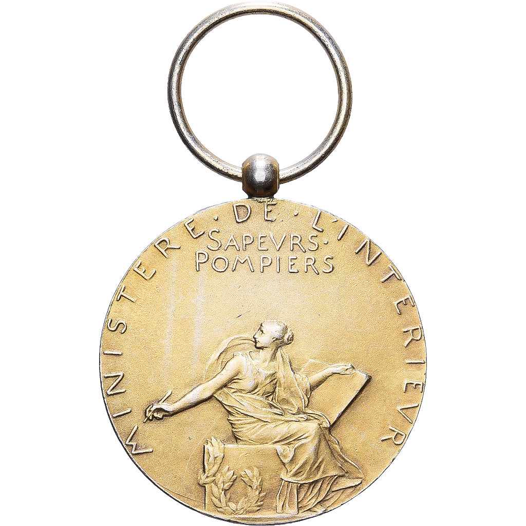 França, Sapeurs Pompiers, Ministère de l'Intérieur, medalha, 1900, Qualidade