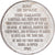 États-Unis, Jeton, First Mannes Orbital Space Flight, 1961, Argent, SUP