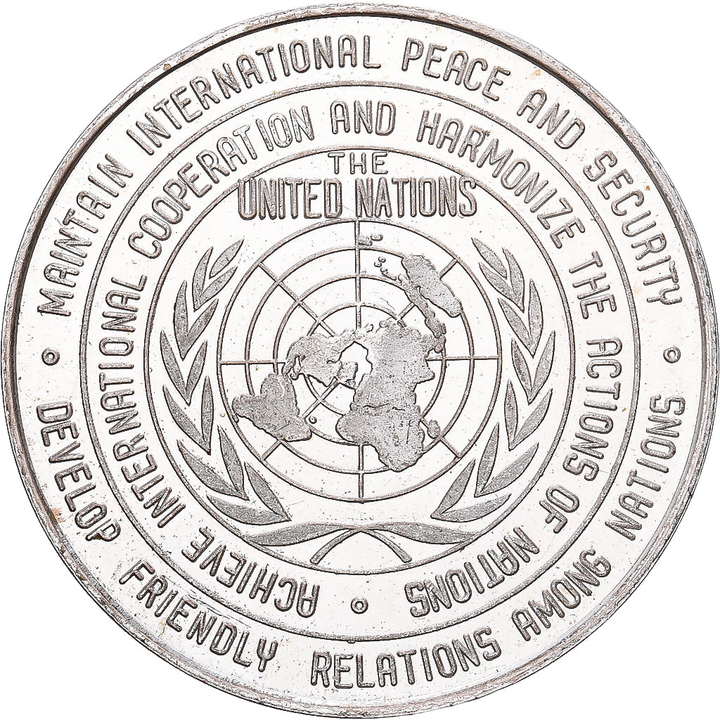 United States, Token, Nations Unies, Dag Hammarskjöld, Silver, AU(55-58)