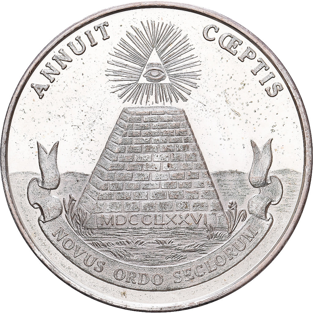 United States, Token, Grand Sceau de la Providence, Silver, AU(55-58)