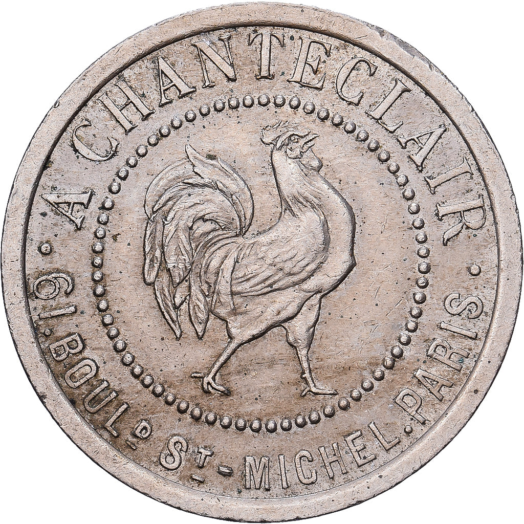 France, Token, A Chanteclair, Bon pour une audition, Maillechort, AU(50-53)