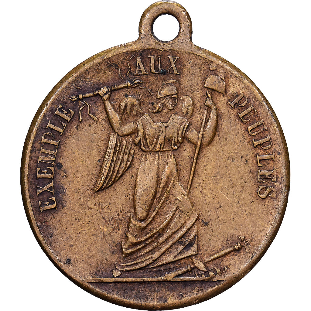 Francia, medalla, Deuxème République, Journées du 23 et 24 Février, 1848