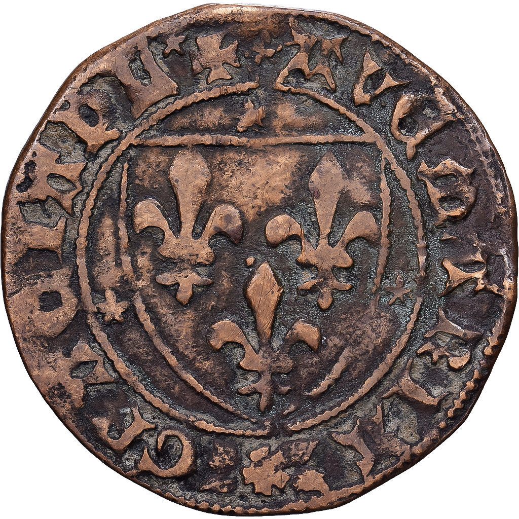 Free city of Nuremberg, Counter token, Écu de France, n.d., Latón, BC+