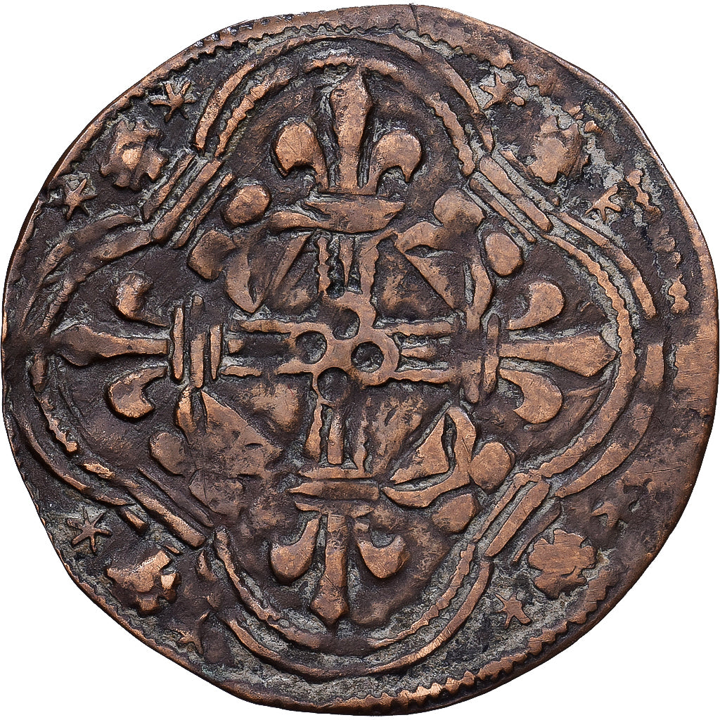 Free city of Nuremberg, Counter token, Écu de France, n.d., Latón, BC+