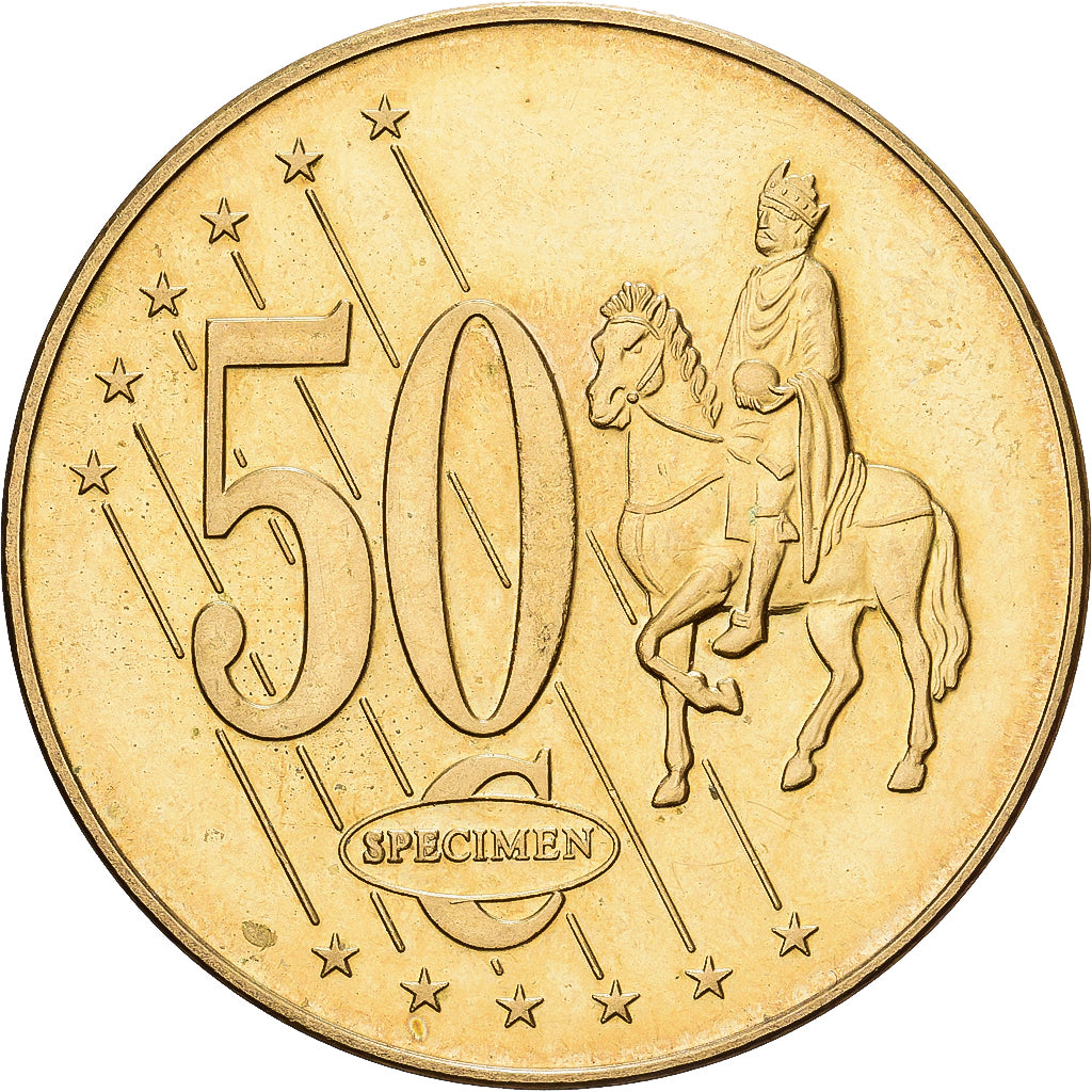 Vatikanstadt, Medaille, 50 C, Essai-Trial Jean Paul II, 2003, Copper-Nickel