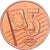 Chypre, 5 Euro Cent, Paranumismatique, 2003, Cuivre plaqué acier, SPL