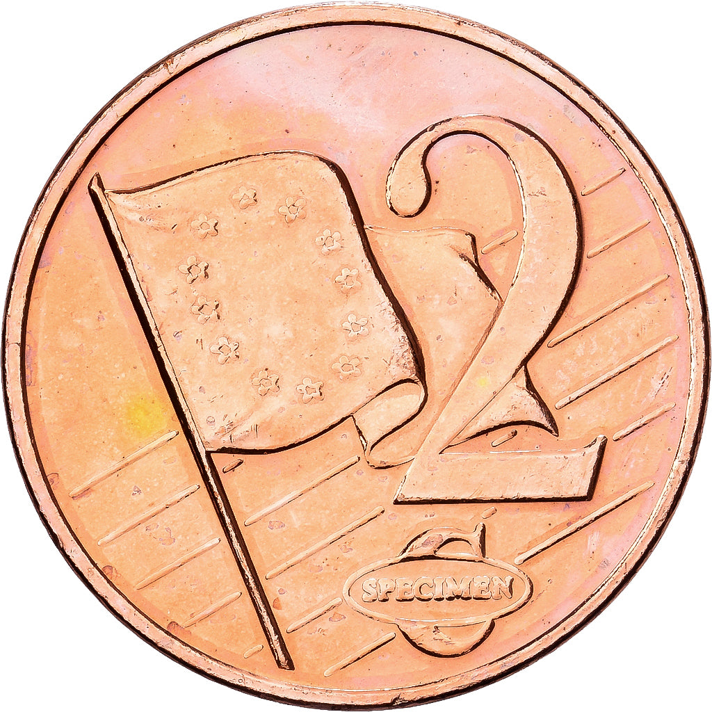 Cyprus, 2 Euro Cent, Exonumia, 2003, Copper Plated Steel, MS(63)