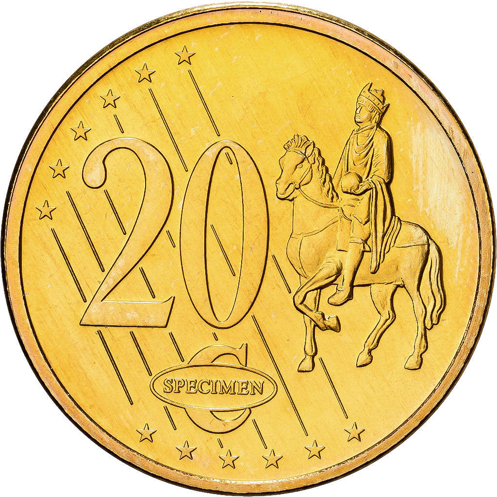 Cyprus, 20 Euro Cent, Essai-Trial, 2003, Brass, MS(64)