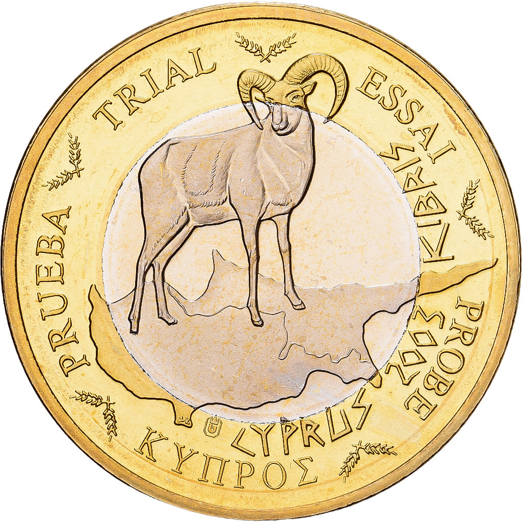 Cyprus, Euro, Essai-Trial, 2003, Bi-Metallic, MS(64)