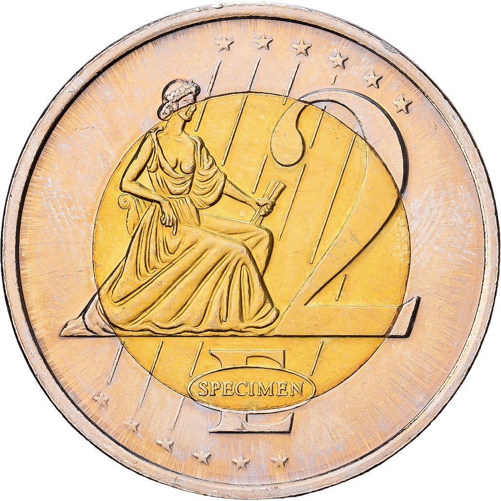 Cipro, 2 Euro, Essai-Trial, 2003, Bi-metallico, SPL