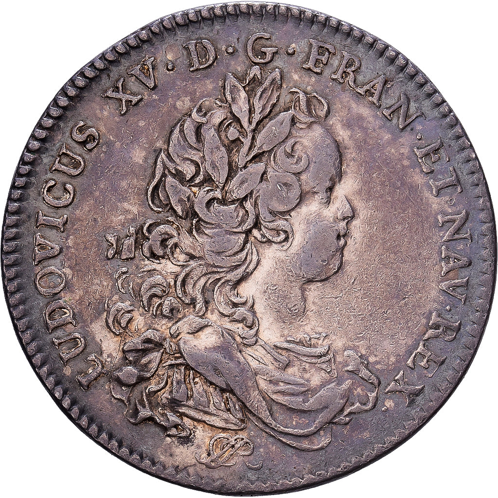 France, Jeton, Louis XV, Régence de Philippe d'Orléans, Argent, TTB+