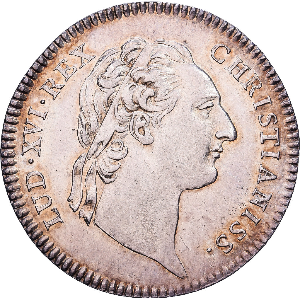 France, Jeton, Louis XVI, Extraordinaire des Guerres, 1775, Argent, TTB+
