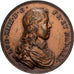 França, medalha, Louis XIV et Anne d'Autriche, Bronze, Warin, Nova cunhagem