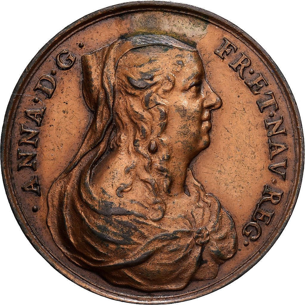 França, medalha, Louis XIV et Anne d'Autriche, Bronze, Warin, Nova cunhagem