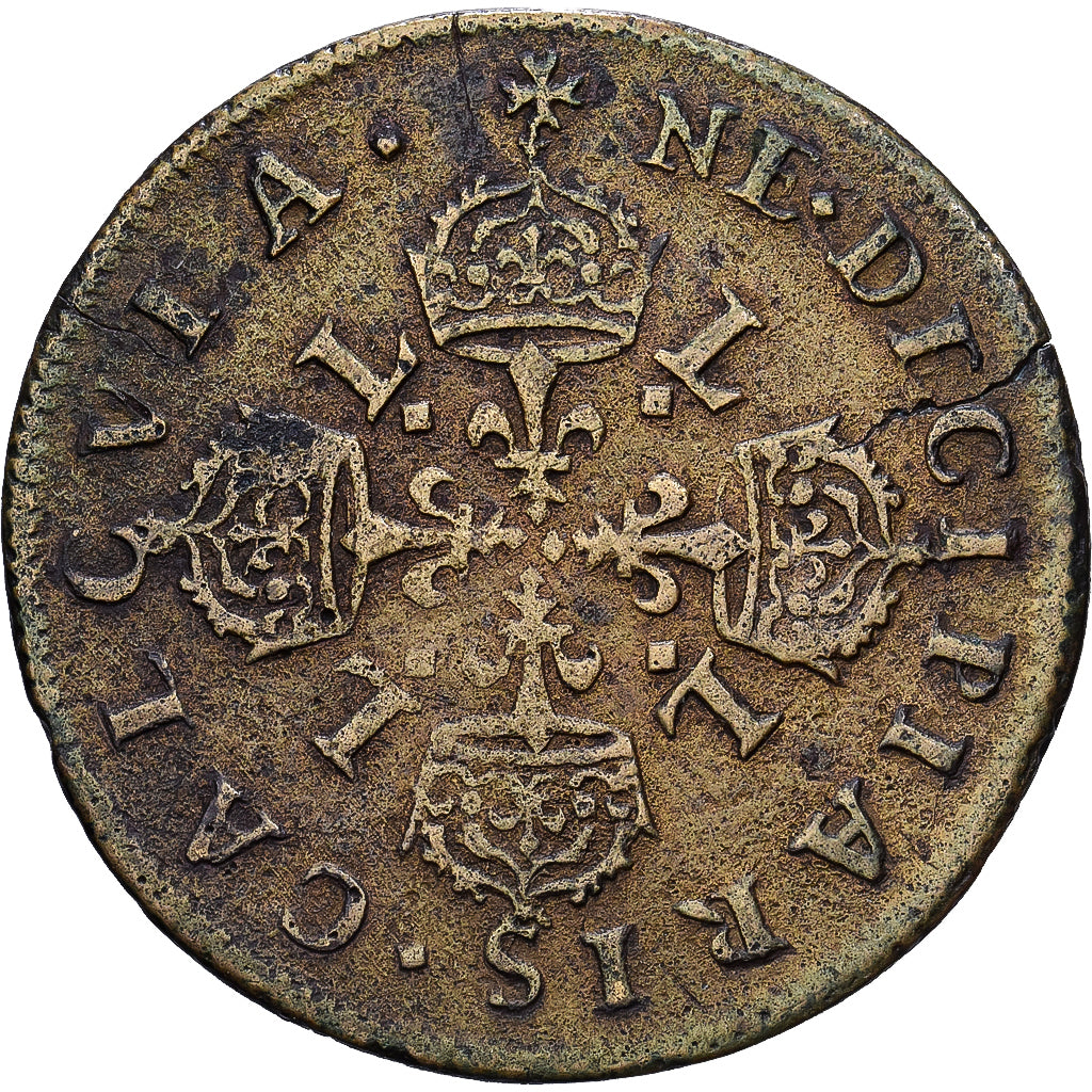 France, Token, Louis XIII, Jeton de Compte, Brass, VF(20-25), Feuardent:12230