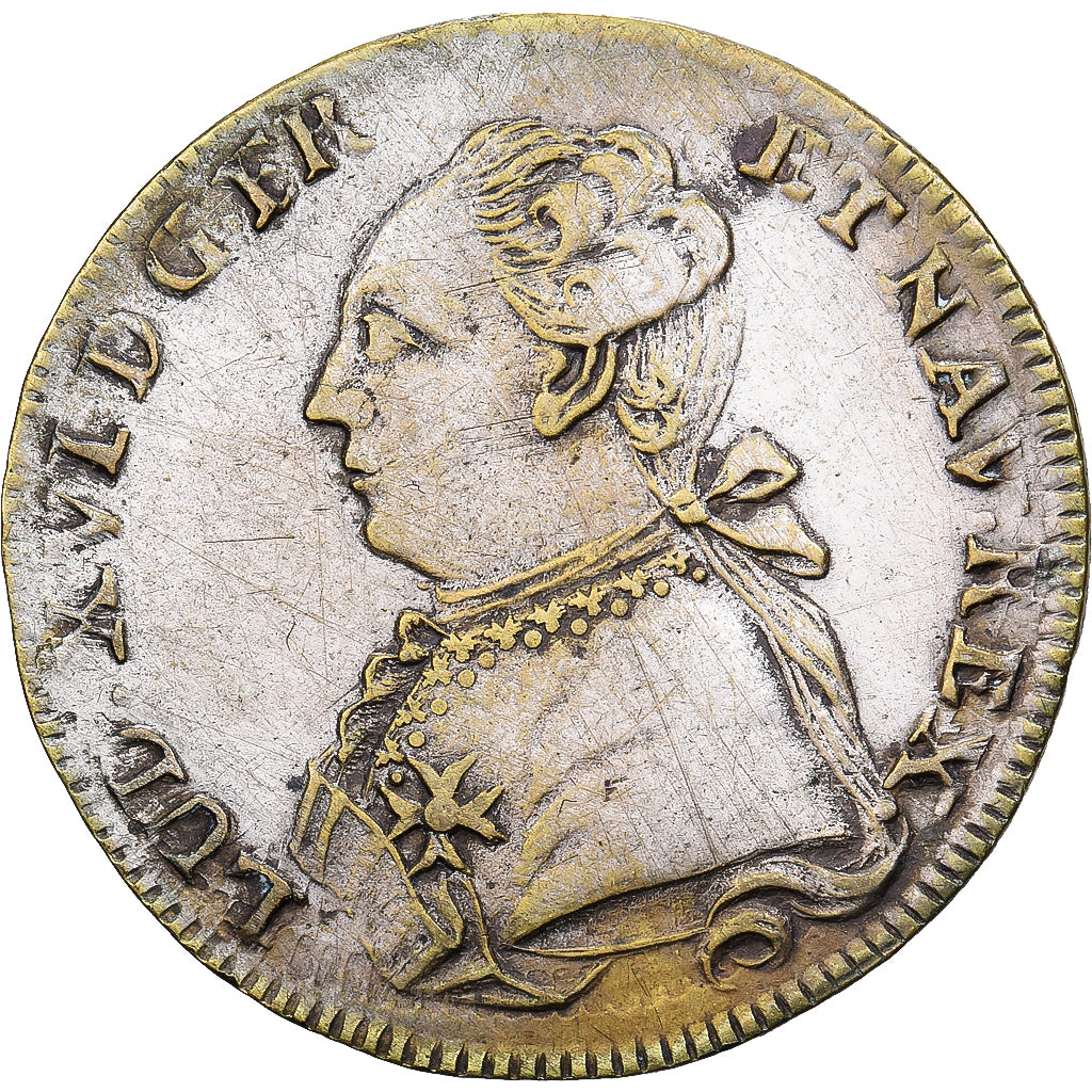 France, Token, Louis XVI, omnibus Non Sibi, Silvered Brass, EF(40-45)