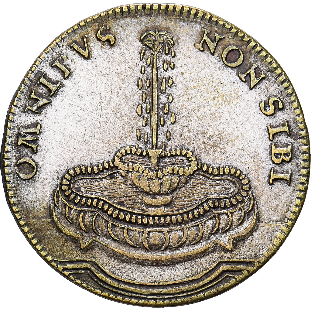 France, Token, Louis XVI, omnibus Non Sibi, Silvered Brass, EF(40-45)