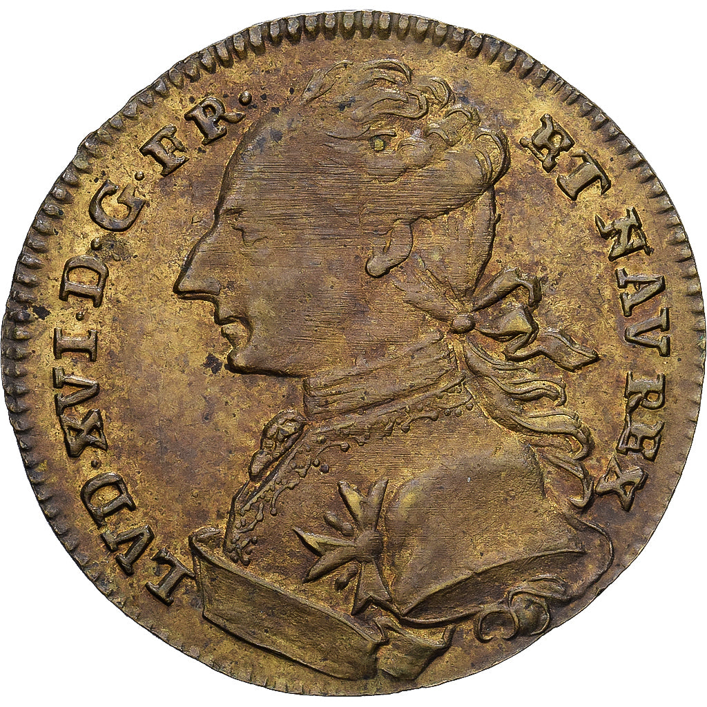 France, Token, Louis XVI, omnibus Non Sibi, Brass, AU(50-53)