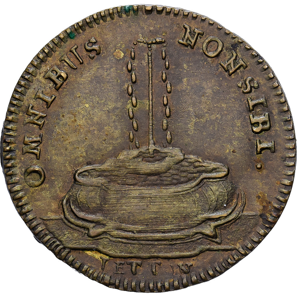 France, Token, Louis XVI, omnibus Non Sibi, Brass, AU(50-53)