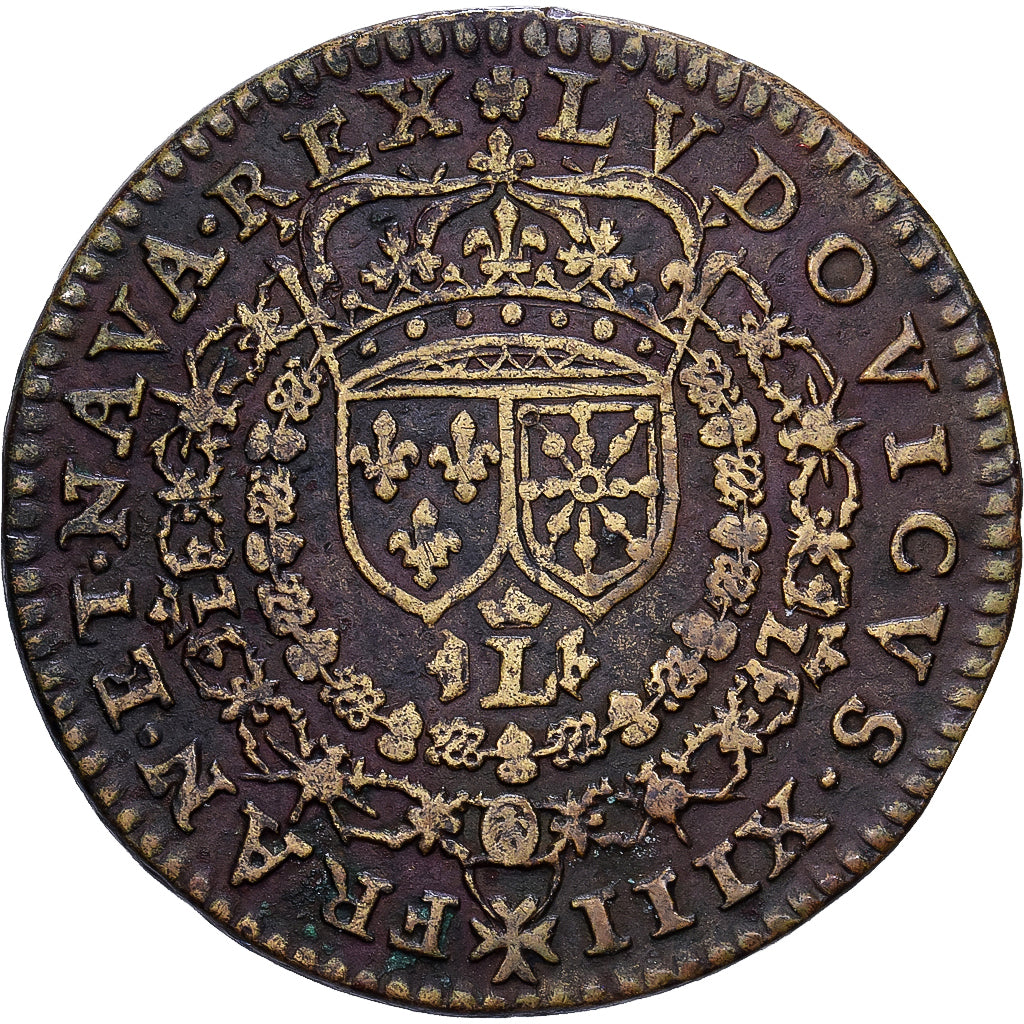 France, Token, Louis XIII, Remerciements au Roi, 1619, Brass, EF(40-45)