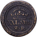 Spain, Poids monétaire, 8 Réaux, 17th-18th centuries, Brass, VF(20-25)