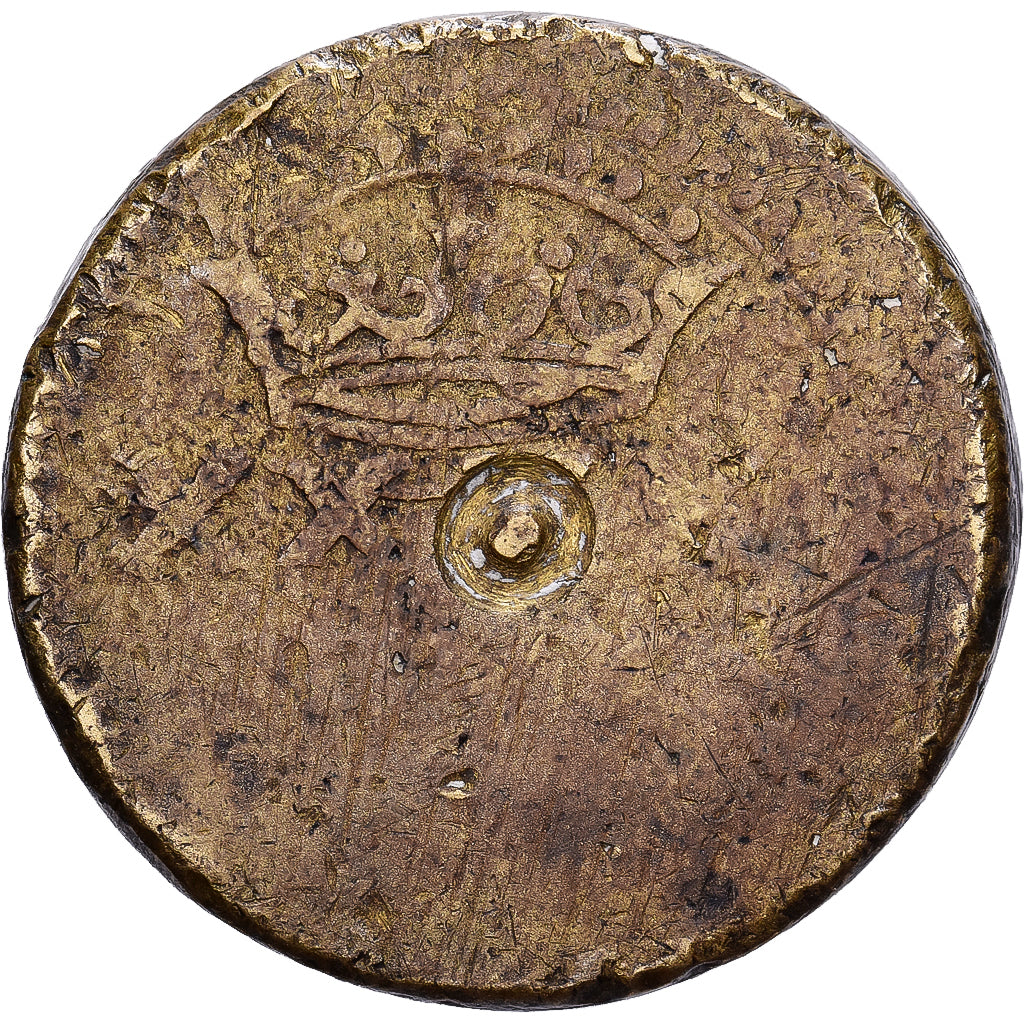Spain, Poids monétaire, 8 Réaux, 17th-18th centuries, Brass, VG(8-10)