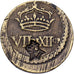 France, Poids monétaire, 1/4 Écu, 16th-17th Centuries, Brass, Contremarque