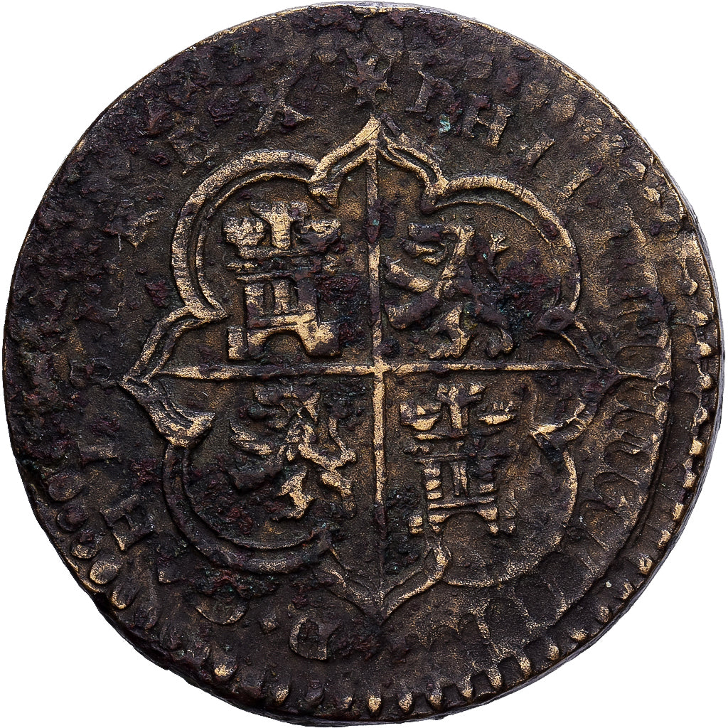 Spain, Poids Monétaire, 4 Réaux, Philippe IV, Brass, EF(40-45)