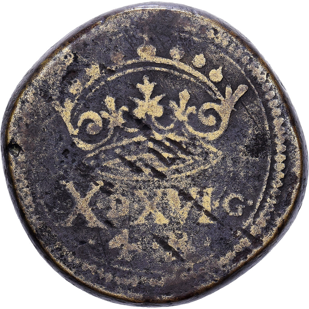 Spain, Poids Monétaire, 4 Réaux, Philippe IV, Brass, VF(30-35)