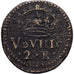 Spain, Poids Monétaires, 2 Réaux, Philippe IV, Brass, VF(30-35)