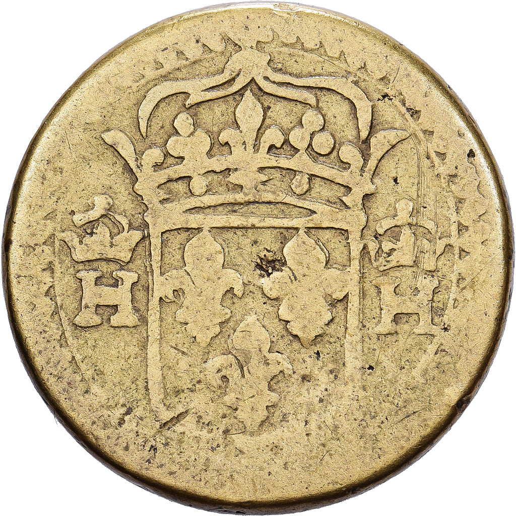 Francia, Poids monétaire pour le teston, Henri II ou Henri III, Latón, BC+