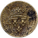 France, Henri II-III, Poids Monétaire, 1/2 Teston, Laiton, TTB