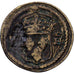 France, Henri II-III, Poids Monétaire, 1/2 Teston, Brass, VF(20-25)