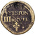 França, Henri II-III, Poids Monétaire, 1/2 Teston, Latão, VF(20-25)
