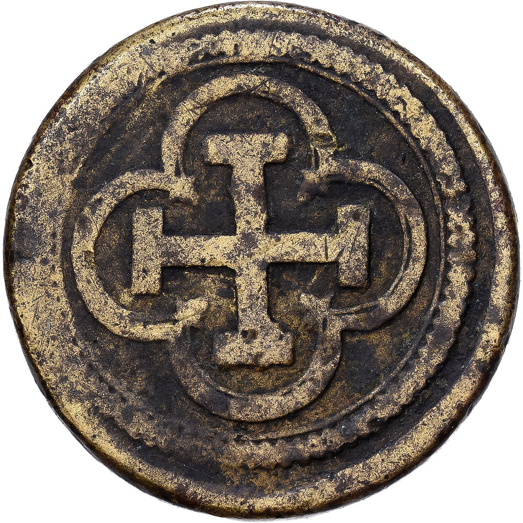 Spagna, Poids Monétaire, 4 Escudos, Ottone, MB+