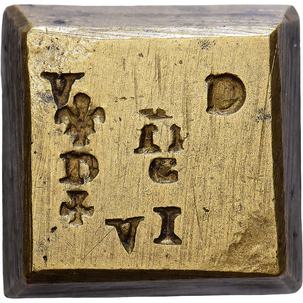 Spain, Poids Monétaire, Double Ecu de Charles Quint, Brass, AU(50-53)